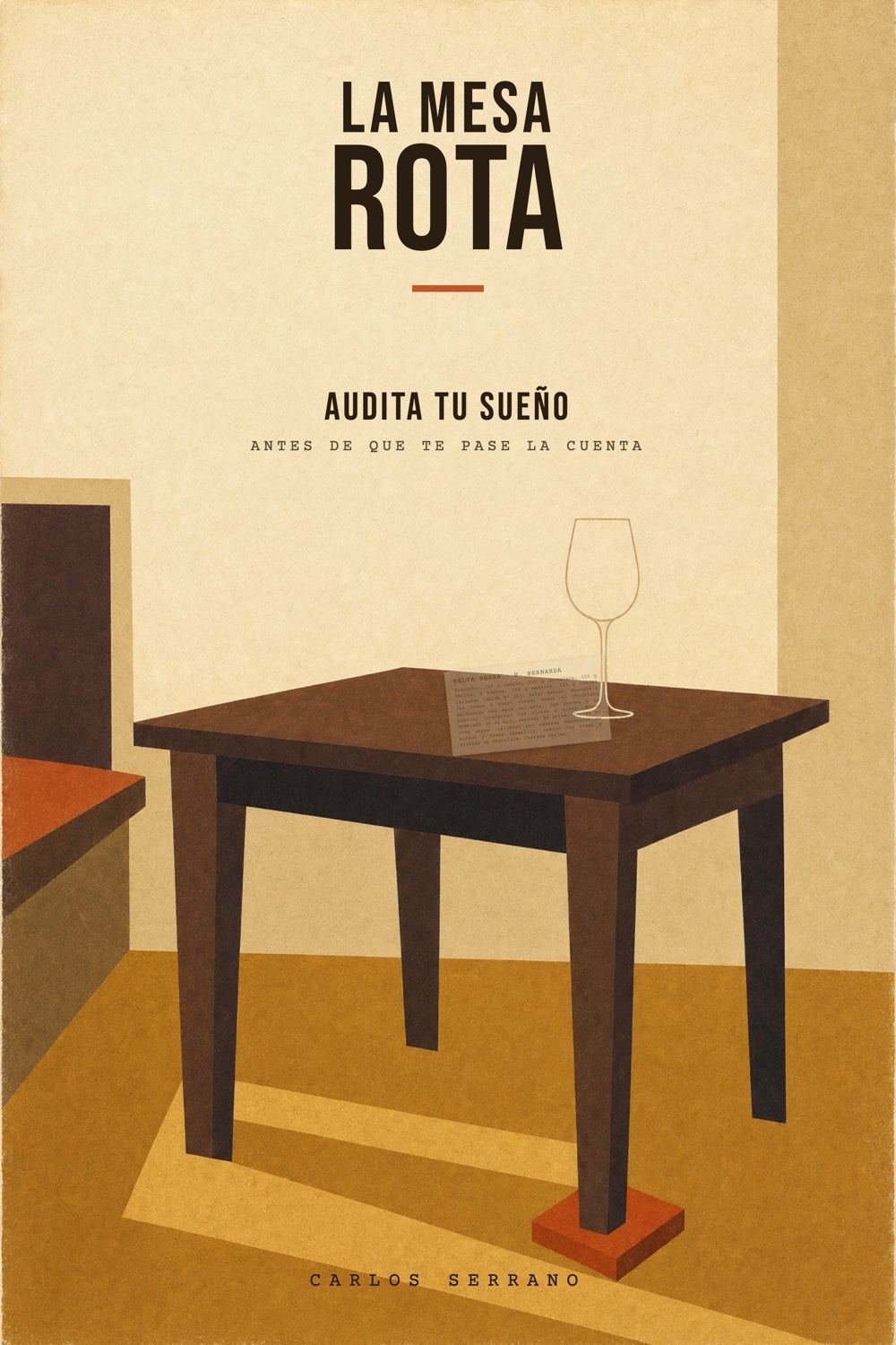 Portada de La Mesa Rota, un libro de Carlos Serrano